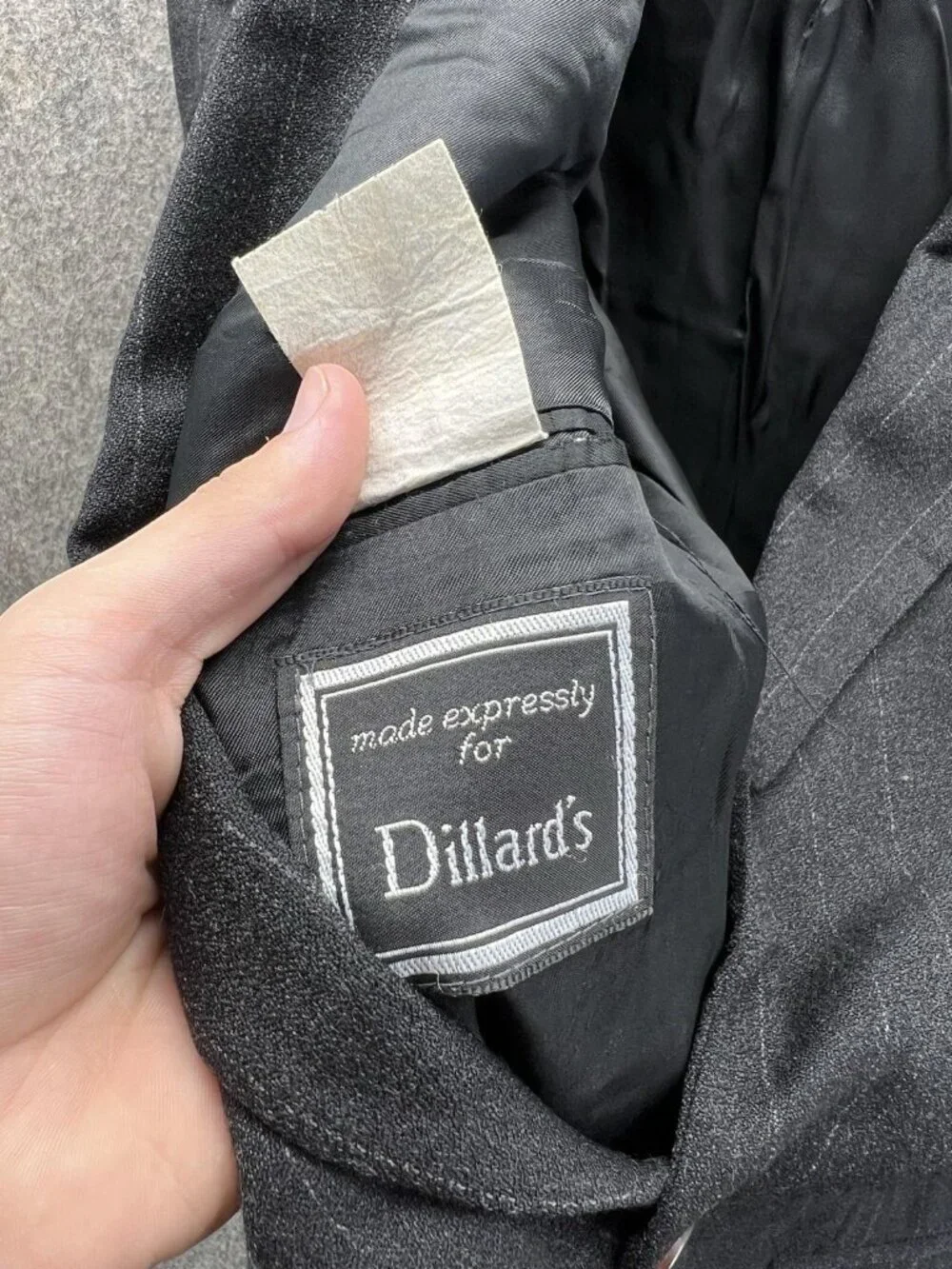 Ralph Lauren Jacket Mens 44R Gray Wool Pinstripe Two Button Sport Coat Canada